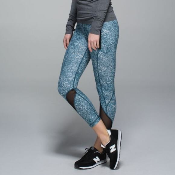 Lululemon Pebble Print Alberta Lake Full On Luxtreme Inspire Tight II 6 - Picture 11 of 11